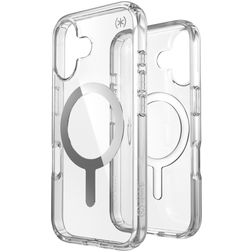 Speck Presidio Perfect Clear Durchsichtig iPhone 16 MagSafe Hülle Hardcase Backcover Stoßfest - Transparent