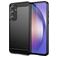 Mobigear Brushed Slim Samsung Galaxy A55 Hülle Flexibles TPU Backcover - Schwarz