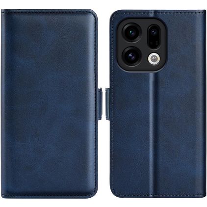 Mobigear Slim Magnet OPPO Find X9 Hülle Klapphülle Geldbörse - Blau