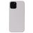 Mobigear Rubber Touch iPhone 13 Mini Silikon Hülle Backcover - Weiß