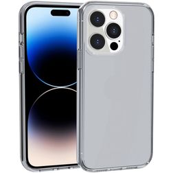 Mobigear Crystal iPhone 14 Pro Hülle Hardcase Backcover - Grau
