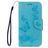 Mobigear Butterfly Samsung Galaxy S8 Hülle Klapphülle Geldbörse - Blau