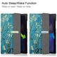Mobigear Tri-Fold Samsung Galaxy Tab A8 10.5 (2021) Hülle Klapphülle - Mandelblüten
