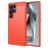 Mobigear Brushed Slim Samsung Galaxy S25 Ultra Hülle Flexibles TPU Backcover - Rot