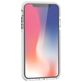 Mobigear Full Bumper iPhone XS Max Hülle Hardcase Backcover Stoßfest - Weiß / Transparent