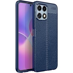 Mobigear Luxury HONOR X8 Hülle Flexibles TPU Backcover - Blau