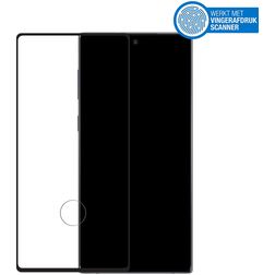 Mobilize Premium Samsung Galaxy Note 10 Panzerglas Gehärtetes Glas Displayschutz - Hüllenfreundlich - Schwarz