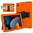 Mobigear Ruggedized iPad 9 (2021) Hülle EVA Schaum Backcover + Ständer - Orange