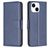 Mobigear Excellent iPhone 15 Hülle Klapphülle Geldbörse - Blau
