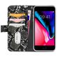 Mobilize Magnet Zipper iPhone 7 Plus Hülle Abnehmbare 2in1 Klapphülle Geldbörse - Schwarz