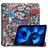 Mobigear Tri-Fold iPad 11 (2025) Hülle Klapphülle - Graffiti