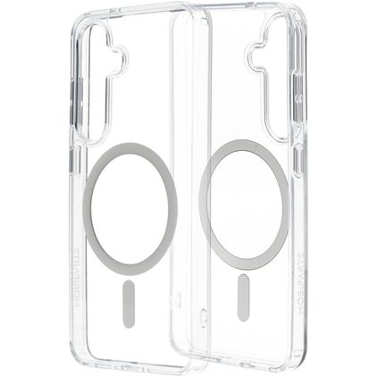 Mobiparts Hardcover Durchsichtig Samsung Galaxy S25 MagSafe Hülle Hardcase Backcover - Transparent