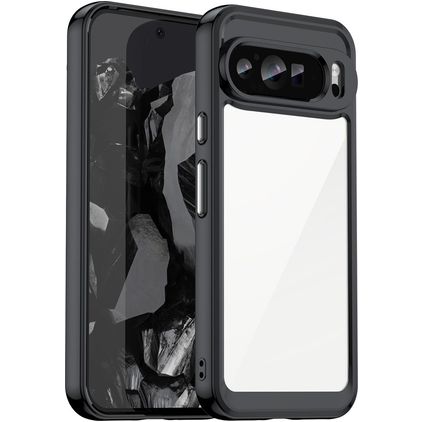 Mobigear Crystal Google Pixel 9 Pro Hardcase Backcover - Schwarz