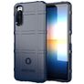 Mobigear Rugged Shield Sony Xperia 10 III Hülle Flexibles TPU Backcover Stoßfest - Blau