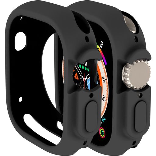 Mobigear Colors Apple Watch Ultra - 49 mm Hardcase Hülle - Schwarz