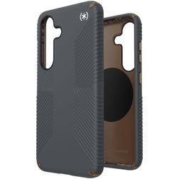 Speck Presidio2 Grip Magnet Samsung Galaxy S25 MagSafe Hülle Hardcase Backcover Stoßfest - Charcoal Grey