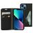 Mobiparts Classic Wallet iPhone 12 Mini Hülle Klapphülle Geldbörse - Schwarz