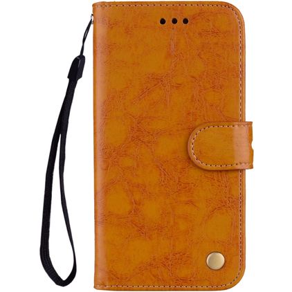 Mobigear Wallet Huawei Mate 20 Lite Hülle Klapphülle Geldbörse - Cognac