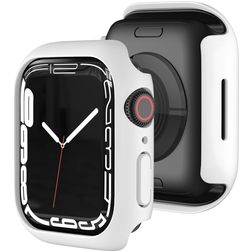 Mobigear Colors Dünn Apple Watch - 45 mm Hardcase Hülle - Weiß