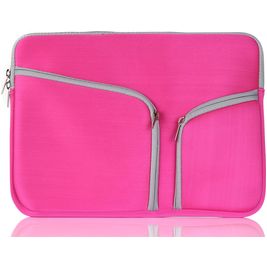 Mobigear Double Zipper Neopren Laptop Sleeve 12 Zoll Laptop Hülle - Pink Mobigear Double Zipper Neopren Laptop Sleeve 12 Zoll Laptop Hülle - Pink