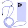 Mobigear Lanyard iPhone 14 Pro Silikon Handykette - Lila