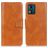 Mobigear Classy Motorola Moto E13 Hülle Klapphülle Geldbörse - Cognac