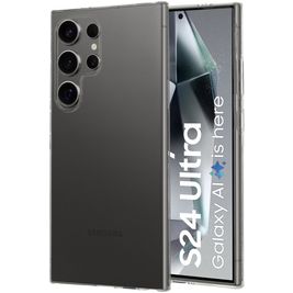 Mobiparts Classic Durchsichtig Samsung Galaxy S24 Ultra Hülle Flexibles TPU Backcover - Transparent