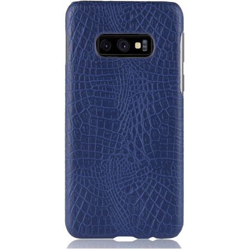 Mobigear Croco Samsung Galaxy S10e Hülle Hardcase Backcover - Blau