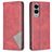Mobigear Rhombus Slim Samsung Galaxy S25 Edge Hülle Klapphülle - Rot