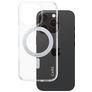 CARE by PanzerGlass Kickstand iPhone 16 Pro MagSafe Hardcase Backcover mit Ständer - Transparent / Silber