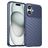 Mobigear Groove iPhone 16 Hülle Flexibles TPU Backcover - Blau