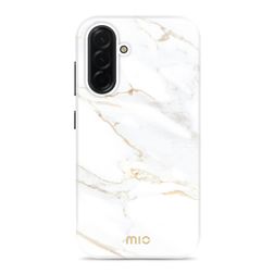 MIO Samsung Galaxy A56 MagSafe Hülle Hardcase Backcover - White Marble