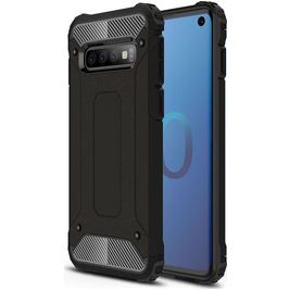 Mobigear Outdoor Samsung Galaxy S10 Hülle Hardcase Backcover Stoßfest - Schwarz