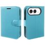 Mobigear Classic iPhone Duo Hülle Klapphülle Geldbörse - Blau