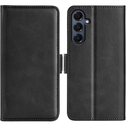 Mobigear Slim Magnet Samsung Galaxy A17 Hülle Klapphülle Geldbörse - Schwarz