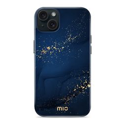 MIO iPhone 15 MagSafe Hülle Hardcase Backcover - Midnight Sparkle