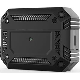 Mobigear Armor Apple AirPods Pro 2 Stoßfeste Hardcase Hülle - Schwarz