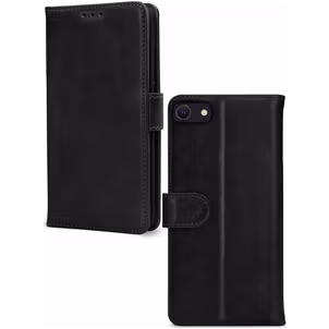 Mobilize Premium Gelly Wallet iPhone 8 Hülle Klapphülle Geldbörse - Schwarz