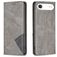 Mobigear Rhombus Slim iPhone Air Hülle Klapphülle - Grau