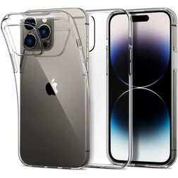 Mobigear Basics Durchsichtig iPhone 14 Pro Hülle Flexibles TPU Backcover - Transparent