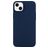 Mobigear Colors iPhone 14 Hülle Flexibles TPU Backcover - Marineblau