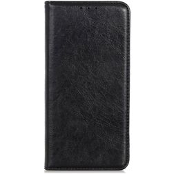 Mobigear Classic Elegance Samsung Galaxy S22 Ultra Hülle Klapphülle Geldbörse - Schwarz
