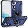 Mobigear Armor Ring Samsung Galaxy S23 Hülle Hardcase Backcover Stoßfest mit Ringhalter - Blau
