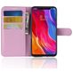 Mobigear Classic Xiaomi Mi 8 Hülle Klapphülle Geldbörse - Lila