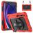 Mobigear SureGrip Xtreme Samsung Galaxy Tab S9 FE Hülle Kunststoff,Silikon Backcover + Stifthalter + Schulterträger + Ständer - Rot