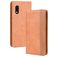 Mobigear Sensation Samsung Galaxy Xcover Pro Hülle Klapphülle Geldbörse - Cognac