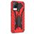 Mobigear Armor Stand Vivo V21 Hülle Hardcase Backcover Stoßfest mit Ständer - Rot