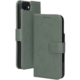 Mobiparts Classic Wallet iPhone SE (2020) Hülle Klapphülle Geldbörse - Stone Green