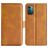Mobigear Slim Magnet Nokia G21 Hülle Klapphülle Geldbörse - Cognac