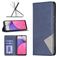 Mobigear Rhombus Slim Samsung Galaxy A33 Hülle Klapphülle - Blau